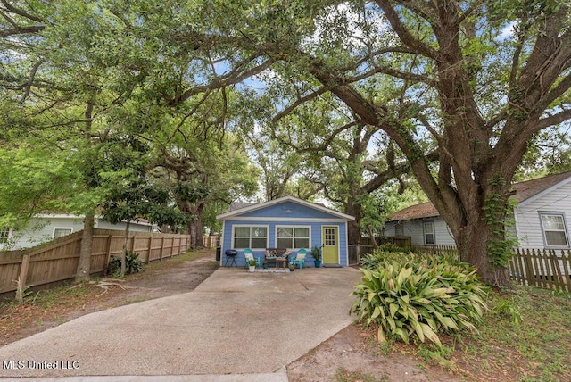 317 Ballentine St, Bay Saint Louis, MS 39520 - rear view of property with fence