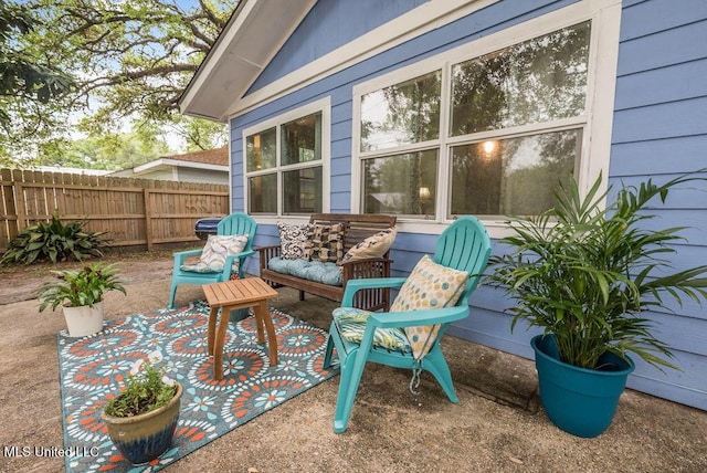 317 Ballentine St, Bay Saint Louis, MS 39520 - view of patio with fence