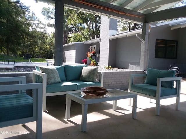 683B Cedar Hill Rd, Flora, MS 39071 - view of patio / terrace featuring an outdoor hangout area and a swimming pool