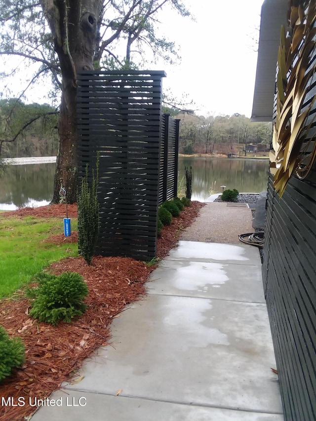 683B Cedar Hill Rd, Flora, MS 39071 - view of patio / terrace featuring a water view