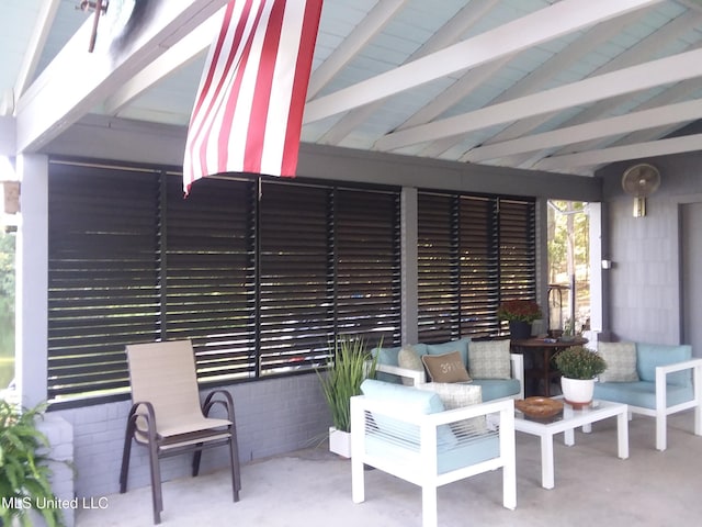 683B Cedar Hill Rd, Flora, MS 39071 - view of patio / terrace featuring an outdoor hangout area