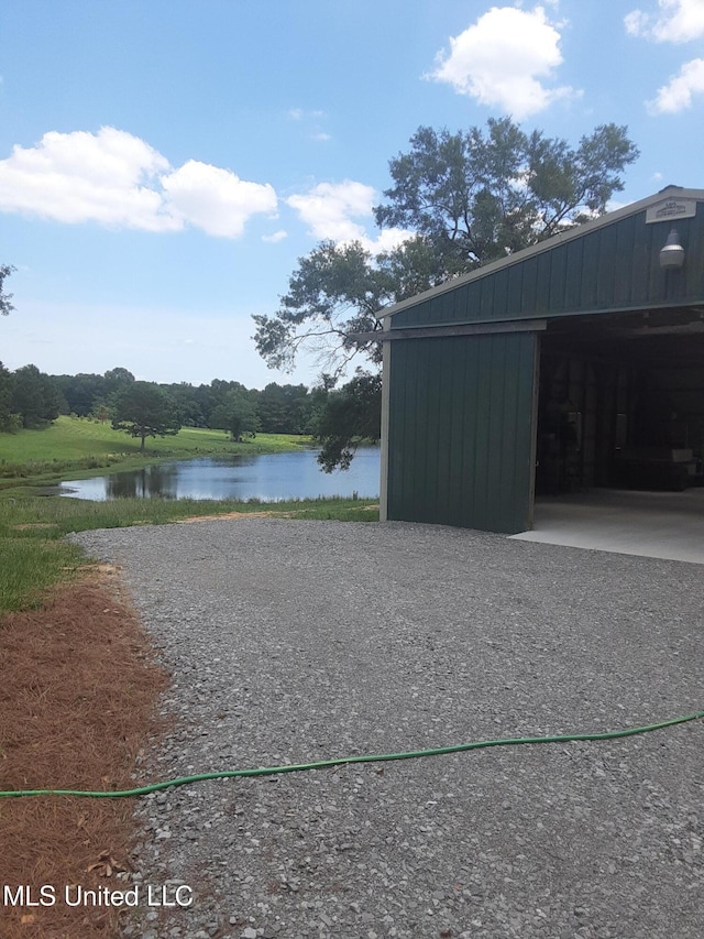 683B Cedar Hill Rd, Flora, MS 39071 - surrounding community with a water view and an outbuilding