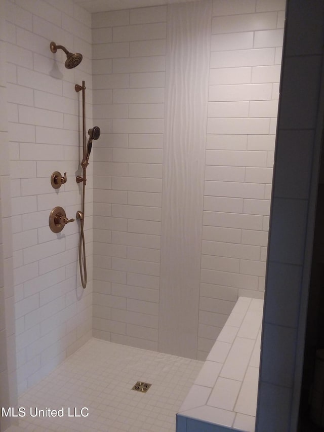 683B Cedar Hill Rd, Flora, MS 39071 - bathroom featuring a tile shower