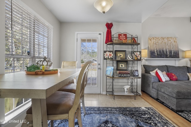 dining room featuring tile patterned floors