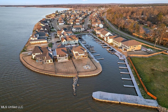 504 Port Arbor, Brandon, MS 39047 - aerial perspective of suburban area featuring a large body of water