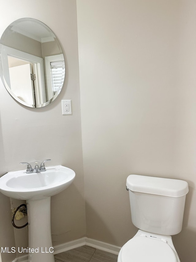 bathroom with toilet