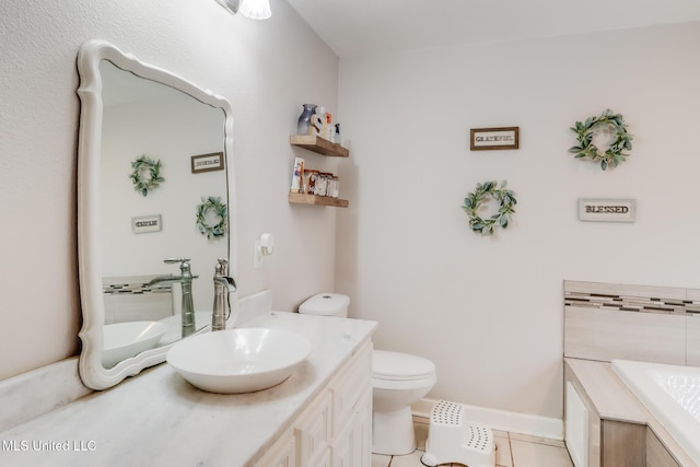 5421 Espy Ave, Long Beach, MS 39560 - full bath with vanity, a bathtub, and tile patterned floors