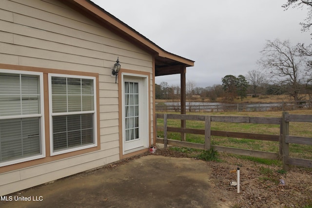 exterior space featuring a patio