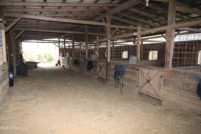 view of stable