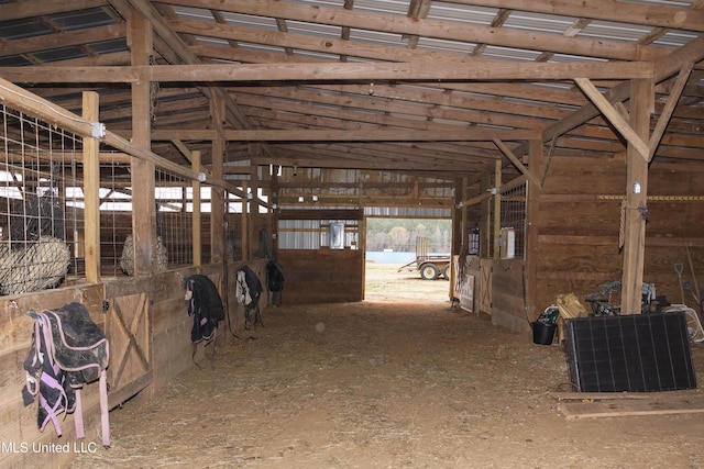 view of stable