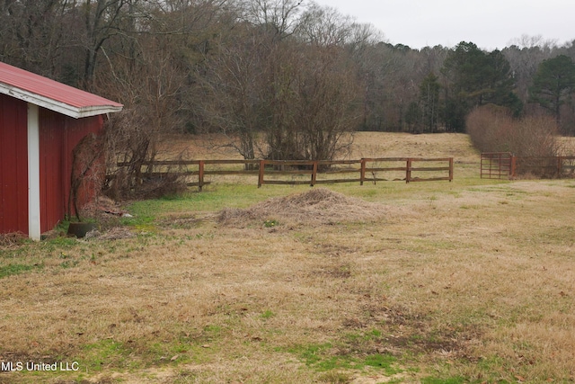 view of yard