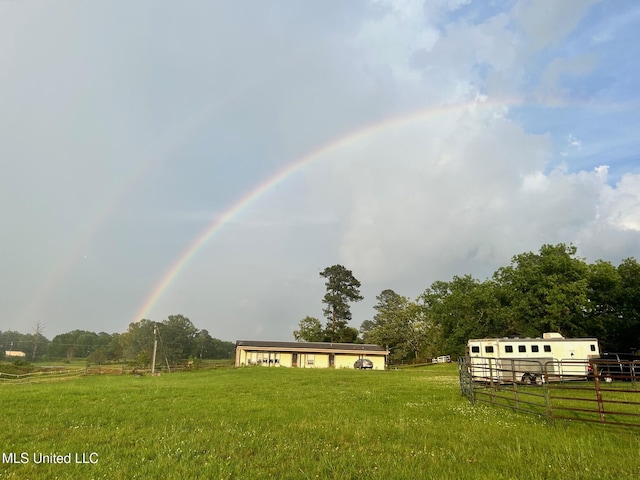 surrounding community featuring a rural view