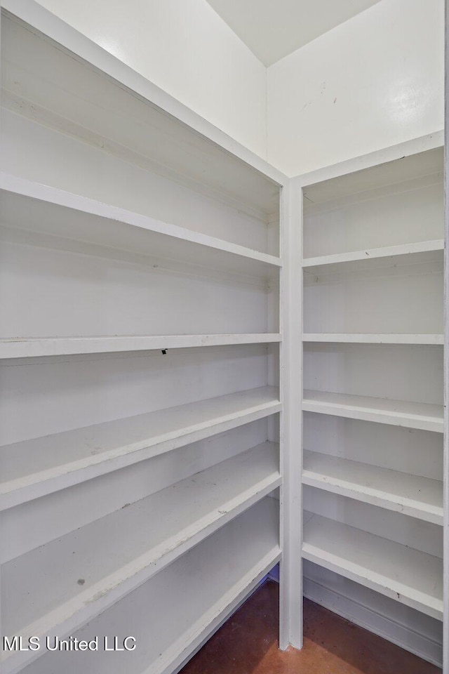 view of pantry