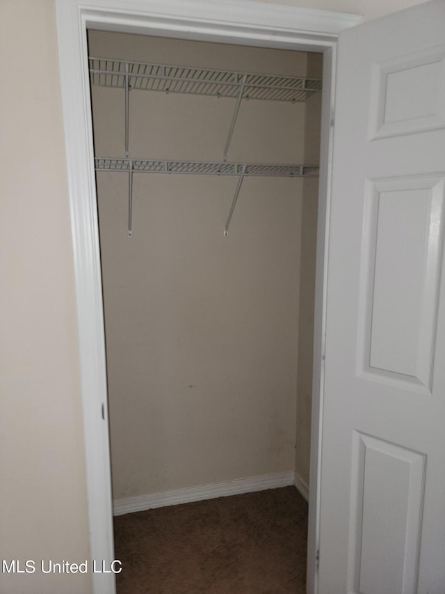 view of closet