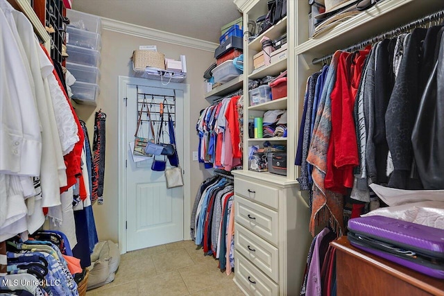 510 Belle Oak Pl, Brandon, MS 39042 - spacious closet with light tile patterned floors