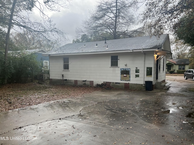 view of rear view of house