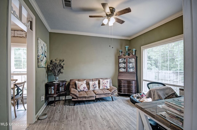 512 Sweetwater, Brandon, MS 39047 - office space featuring light wood-type flooring, visible vents, ceiling fan, and baseboards