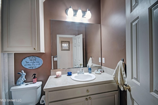 512 Sweetwater, Brandon, MS 39047 - bathroom with toilet and vanity