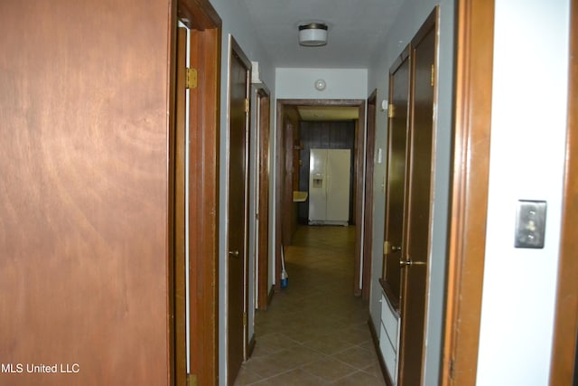 236 E Moon St, Ridgeland, MS 39157 - hallway featuring dark tile patterned flooring