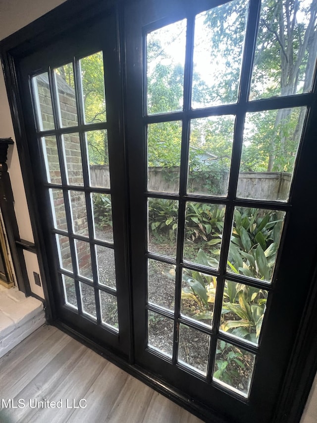 767 Sherwood Dr, Jackson, MS 39216 - doorway with wood finished floors