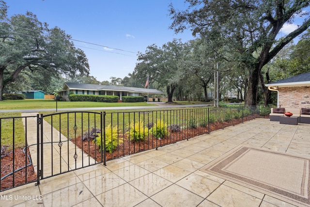 13901 Plano Rd, Ocean Springs, MS 39564 - view of patio with outdoor lounge area