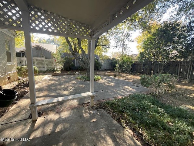 view of patio