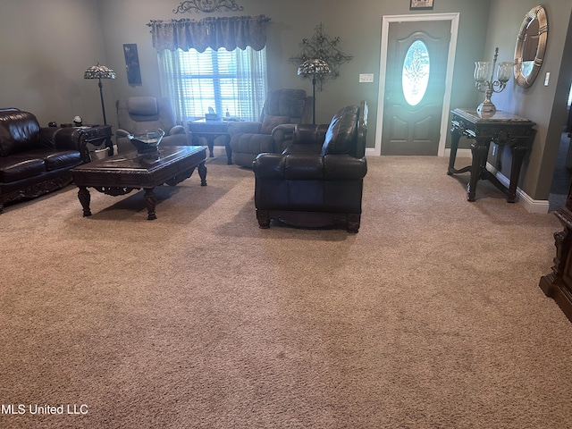 8101 Pecan Ridge Dr, Moss Point, MS 39562 - carpeted living area featuring healthy amount of natural light