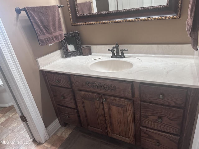 8101 Pecan Ridge Dr, Moss Point, MS 39562 - bathroom with vanity and baseboards