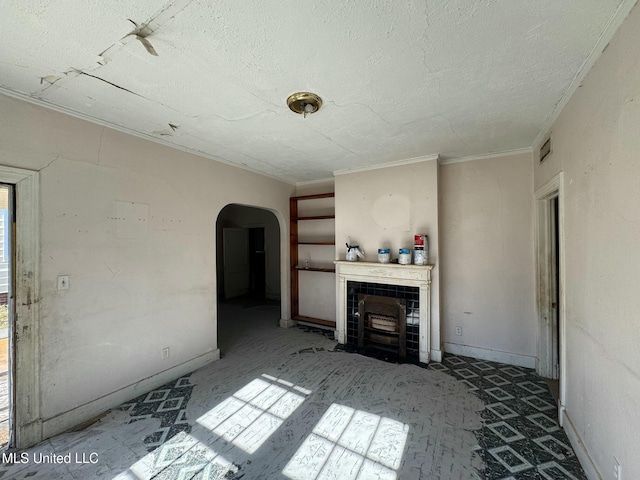 view of unfurnished living room