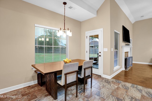 4813 Rosepetal Cv, Southaven, MS 38672 - dining room featuring baseboards and a healthy amount of sunlight