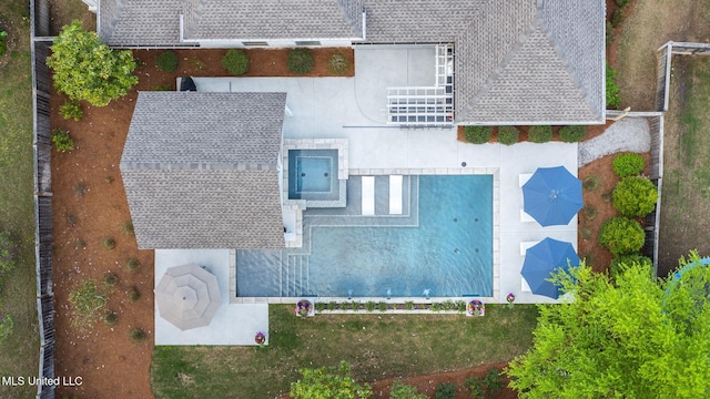 bird's eye view