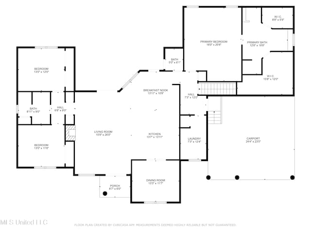 1400 Magnolia Bluff Dr, Gautier, MS 39553 - home floor plan