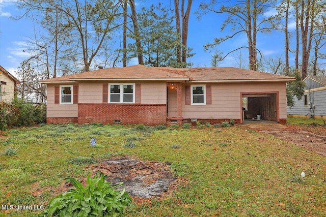 view of ranch-style home