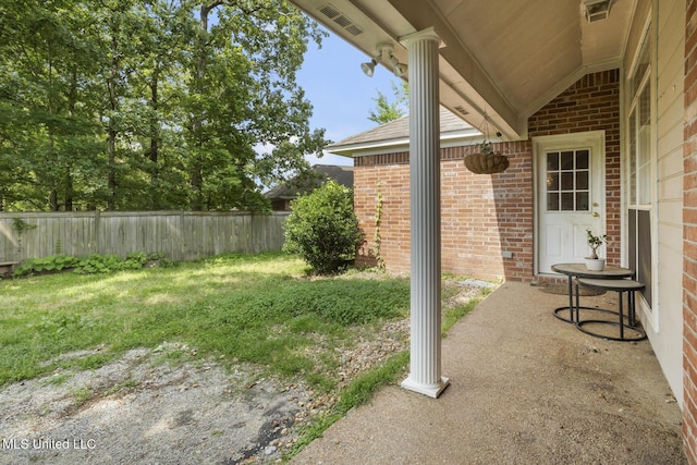 251 Greensview Dr, Brandon, MS 39047 - view of yard with a patio