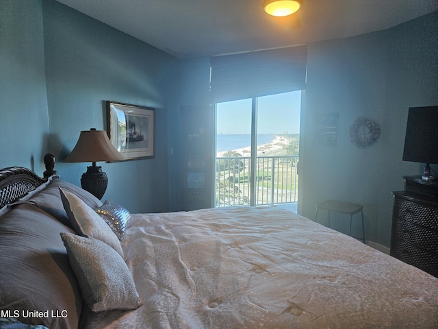 2668 Beach Blvd Unit 702, Biloxi, MS 39531 - bedroom featuring access to exterior