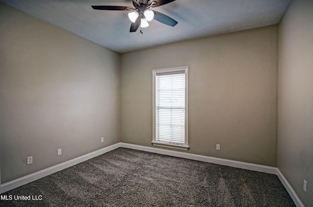 127 Rockbridge Cir, Clinton, MS 39056 - spare room with ceiling fan and carpet floors
