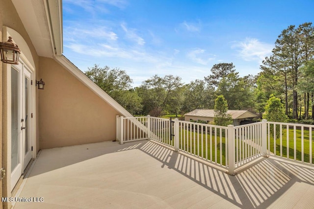 17000 River Pl, Vancleave, MS 39565 - view of patio / terrace featuring view of wooded area
