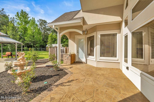 17000 River Pl, Vancleave, MS 39565 - view of patio / terrace featuring a gazebo