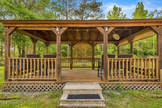 17000 River Pl, Vancleave, MS 39565 - view of home's community with a deck
