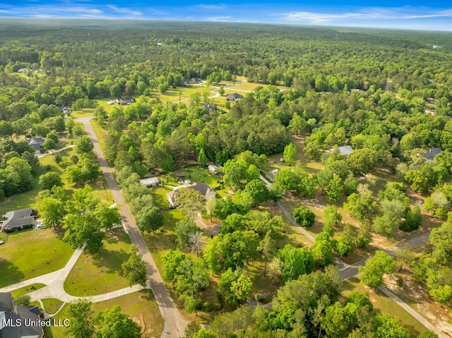 17000 River Pl, Vancleave, MS 39565 - aerial view of property and surrounding area featuring a forest