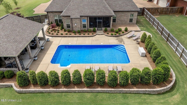 8063 Elizabeth Dr, Olive Branch, MS 38654 - view of pool featuring a patio area