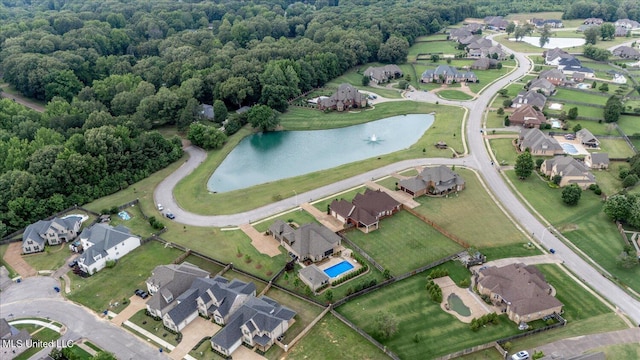 8063 Elizabeth Dr, Olive Branch, MS 38654 - aerial view of property and surrounding area with a large body of water and nearby suburban area