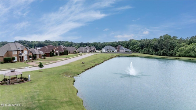 8063 Elizabeth Dr, Olive Branch, MS 38654 - aerial perspective of suburban area with a large body of water