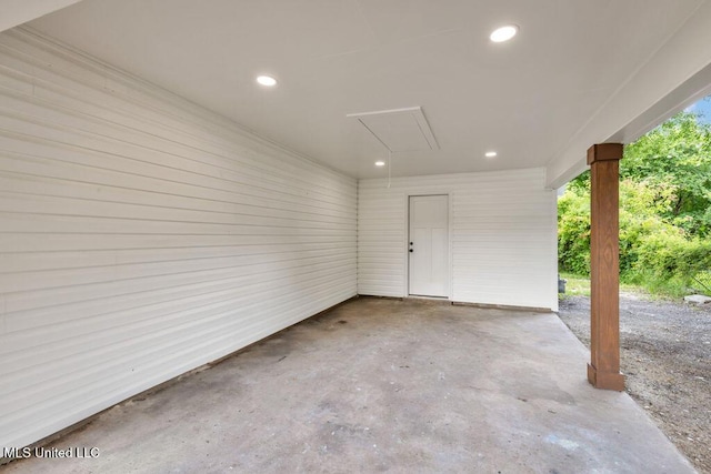 6544 Columbus Cir, Ocean Springs, MS 39564 - view of patio with a carport