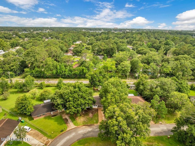 6544 Columbus Cir, Ocean Springs, MS 39564 - drone / aerial view of a forest