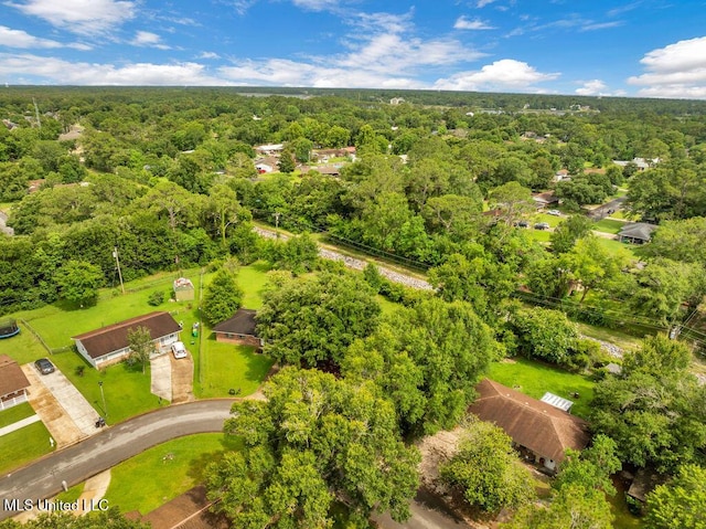 6544 Columbus Cir, Ocean Springs, MS 39564 - drone / aerial view of a forest
