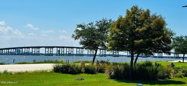 view of water feature