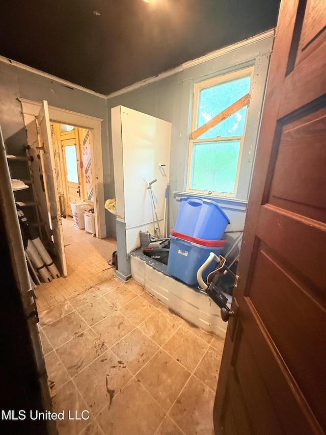 1057 Adams St, Grenada, MS 38901 - bathroom featuring crown molding