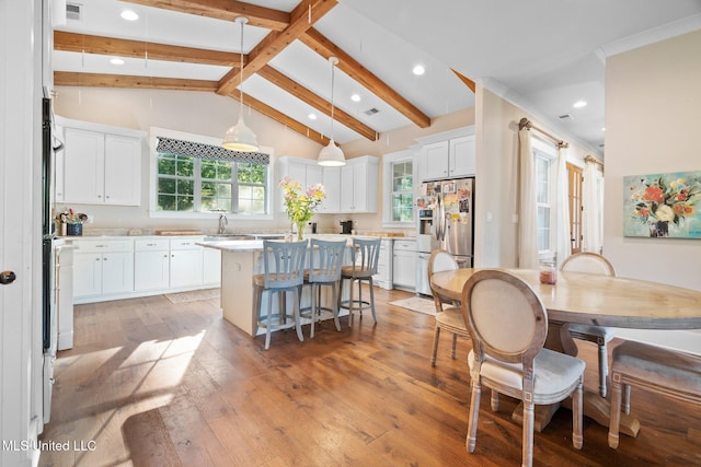 1075 S Laughter Rd, Hernando, MS 38632 - dining area with light wood-style floors, plenty of natural light, and recessed lighting
