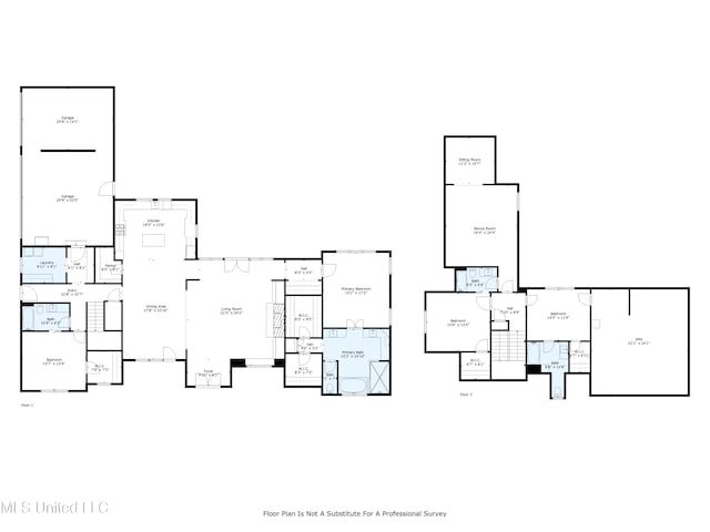 1075 S Laughter Rd, Hernando, MS 38632 - floor plan / room layout
